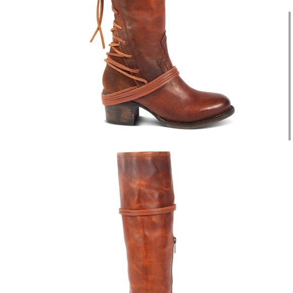 Freebird by Steven Cognac Lace-Up Boots - Picture 6 of 12